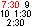  7:30, 9 and 10 a.m.,1:30, 2:30 p.m. trips